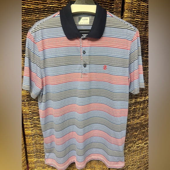 Izod Other - IZOD Golf, Size: Large, Striped shirt, Pre-Owned‎